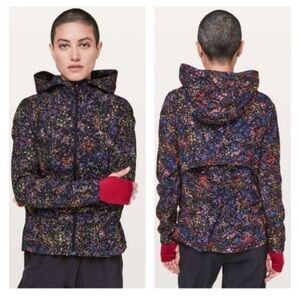 Lululemon Pack It Up Jacket Flowerescent Multi Size 4